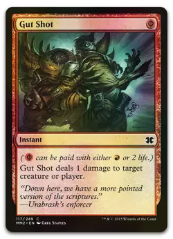 Gut Shot #117 (Foil) (NM) Modern Masters 2015 MM2 Magic MTG - Image 1