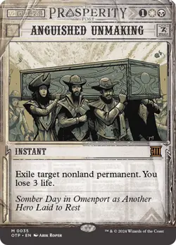 🧙Anguished Unmaking M 0035 OTJ Outlaws Of Thunder Junction MTG - Image 1