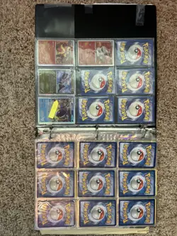 Full Binder of Pokemon Cards! 15 Sleeves! Including Hand Drawn Pokemon Images! - Image 3