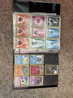 Full Binder of Pokemon Cards! 15 Sleeves! Including Hand Drawn Pokemon Images! - Image 5
