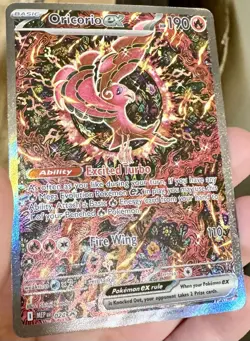 Oricorio ex 024 Pokemon Mega Evolution Charizard UPC Black Star Promo Card (1/2) - Image 3