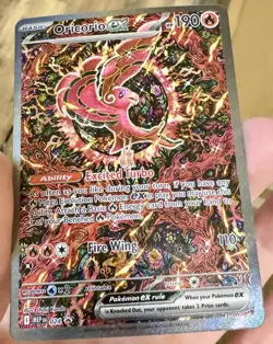 Oricorio ex 024 Pokemon Mega Evolution Charizard UPC Black Star Promo Card (2/2) - Image 2