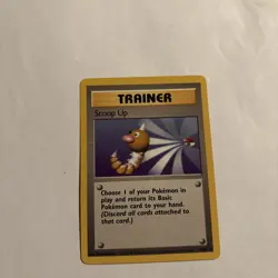 Pokemon TCG Base Set Scoop Up Trainer Rare Vintage Card 78/102 Unlimited - Image 3