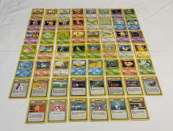 54/102 Pokemon Base Set Lot, LP, No Doubles, RARES Vintage 2000 Wizards PICTURES - Image 2
