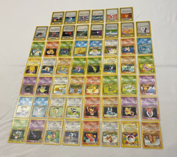 54/102 Pokemon Base Set Lot, LP, No Doubles, RARES Vintage 2000 Wizards PICTURES - Image 3