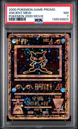 2000 Pokemon Game Movie Ancient Mew Pokemon 2000 Movie PSA 7 - Image 1