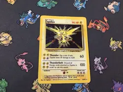 Pokemon TCG Zapdos Base Set Holo Rare 16/102 Pokemon Card (Z1) - Image 3
