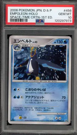 Pokemon Empoleon Space-Time Creation 1st Edition Japanese Holo Rare #456 PSA 10 - Image 1