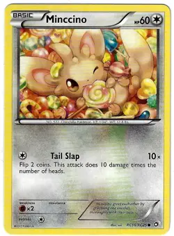 NM Pokemon TCG Radiant Collection Minccino Common Holo - Image 1