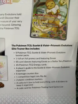 Pokemon Prismatic Evolutions ETB Elite Trainer Box Sealed free shipping - Image 4