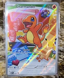 Pokemon Charmander 30th anniversary first partner gen 1 black star promo 38 NM - Image 2