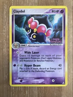 Pokemon TCG - Claydol - EX Holon Phantoms - Reverse Holo Stamped 38/110 DMG - Image 1