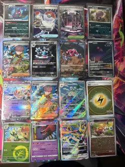 Pokemon 16 Card Lot nm V Max Mega Amazing Ex HOLO Rare Hits Only B87 - Image 1