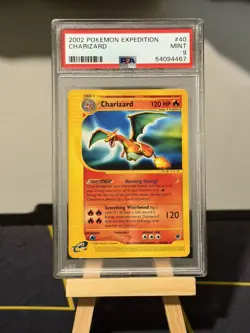 Charizard 40/165 - 2002 Pokemon Expedition PSA 9 Non-Holo - Image 1