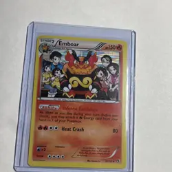 Pokemon Emboar Holo Rare Legendary Treasures 27/113 150HP English TCG - Image 1