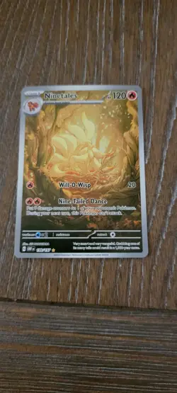 Pokemon TCG Ninetales 199/197 SV03: Obsidian Flames IR Holo (English) - NM - Image 1