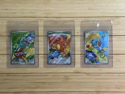 Pokemon First Partner Illustration Collection - Bulbasaur, Charmander, Squirtle - Image 1