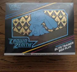 Pokemon Center Exclusive Crown Zenith ETB Elite Trainer Box Plus New Sealed - Image 1