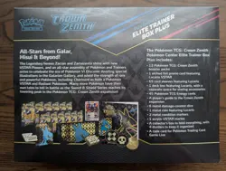 Pokemon Center Exclusive Crown Zenith ETB Elite Trainer Box Plus New Sealed - Image 2