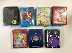 PREMIUM Pokemon Card ETB Sleeves (Assorted) Lot of 7. UPC, SPC, Worlds & more - Image 1
