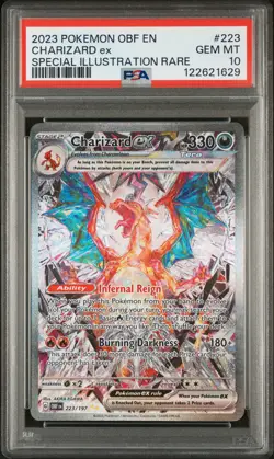 Pokemon Card Charizard EX 223/197 Special Illustration Rare PSA 10 - Image 1