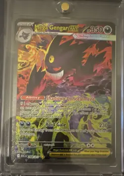 Pokemon Mega Gengar EX Full Art Holo Rare 350 HP 230 Power 284/217 Card - Image 1