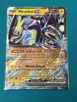 Pokemon Miraidon ex SV: Scarlet & Violet Promo Cards 028 NM - Image 1