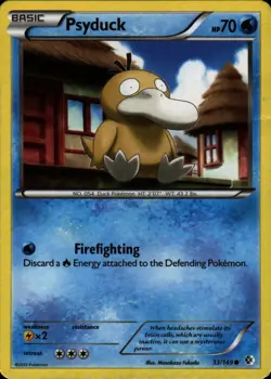 Pokemon TCG Card Psyduck (33) Water Normal Boundaries Crossed BCR 33/149 - Image 1