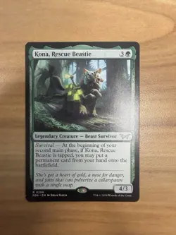 Kona, Rescue Beastie (Rare) - Duskmourn: House of Horror - Image 1