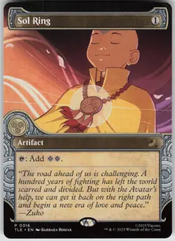 MTG Sol Ring (Showcase) Normal NM Avatar: The Last Airbender: Magic 316 - Image 1
