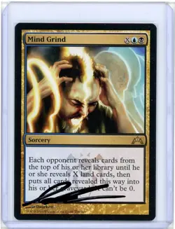 Mind Grind Gatecrash Rare Signed Artist Proof MTG - Image 1