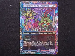 Don and Raph Hard Science Borderless 205 Teenage Mutant Ninja Turtles Foil Bo... - Image 1