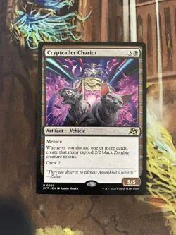 Cryptcaller Chariot [Aetherdrift] NM MTG - Image 1