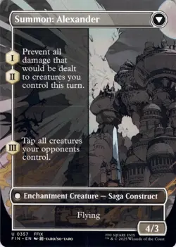 Crystal Fragments BORDERLESS Final Fantasy Magic MTG NM - Image 2