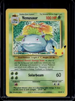 2021 Pokemon SWSH Celebrations Venusaur Classic Collection #15/102 - Image 1