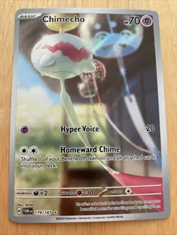 Chimecho 179/167 Illustration Rare Pokemon Card NM - Image 1