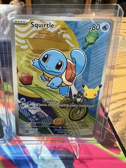 Pokemon Bulbasaur Charmander Squirtle First Partner Illustration Lot of 3 - NM - Image 4