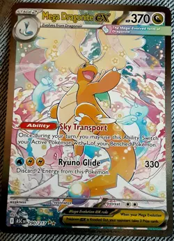 Mega Dragonite EX 290/217 SIR Card Pokemon TCG Ascended Heroes ENGLISH - Image 1