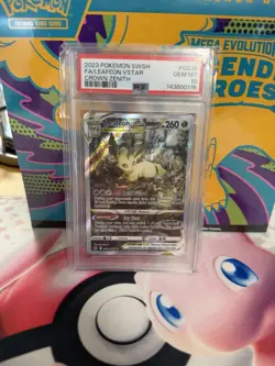 Pokemon Leafeon VSTAR Crown Zenith Galarian Gallery Ultra Rare GG35/GG70 PSA 10 - Image 1
