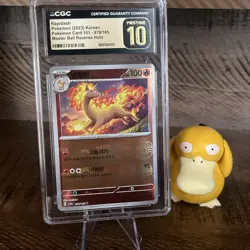 Pokemon Rapidash 151 078/165 Master Ball Reverse Holo Korean CGC 10 Pristine - Image 1