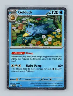 Pokemon Golduck #008 English MEP Black Star Promo - Image 1