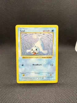Seel Base Set 41/102 SHADOWLESS Pokemon Card MP - Image 1