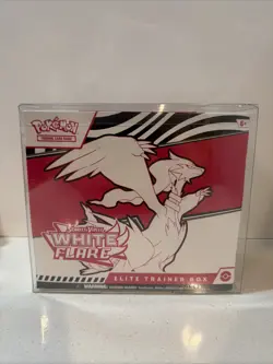 Pokemon White Flare ETB Sealed And In A Plastic Case - Image 2
