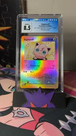 Jigglypuff 41/95 EX Team Magma Aqua Reverse Holo CGC 8.5 NM/MINT+ Pokemon TCG - Image 1