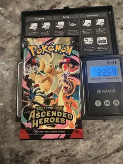 22.69g! HEAVY -Pokemon Ascended Heroes Booster Pack -Possible GODU - Image 1