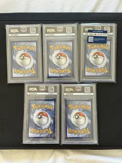 Pokemon TCG Sun&Moon Era Full Art Secret Rares PSA 10 Gem Mint Lot of 5 - Image 2