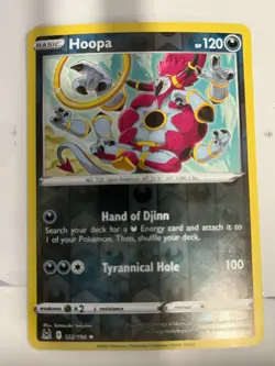 Hoopa 122/196 Lost Origin Pokemon Reverse Holo Foil Rare - Image 1