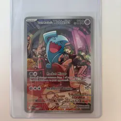 Team Rocket's Wobbuffet #203 Pokemon Center PROMO Card Holo NM ENG - Image 1