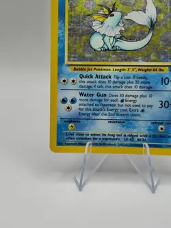 Vaporeon Pokemon TCG Jungle 12/64 Holo Rare Vintage LP - Image 5