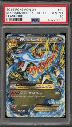 Pokemon M Charizard EX XY Flashfire Holo Rare #69 PSA 10 Gem Mint - Image 1